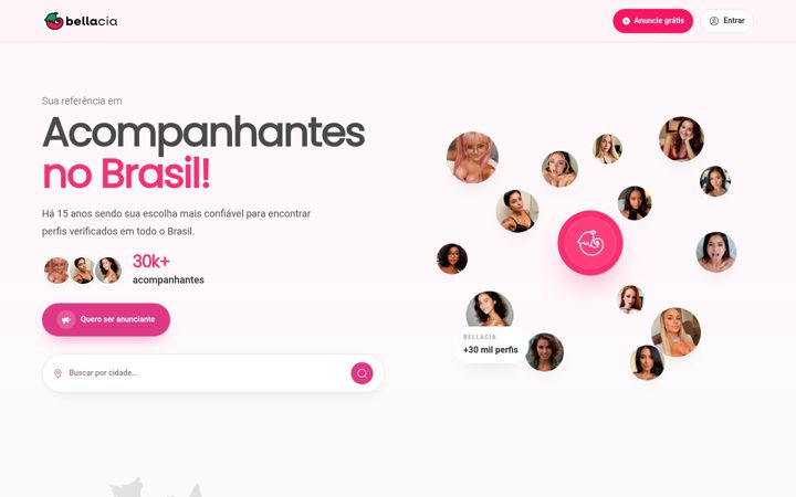 Screenshot of bellacia.com.br