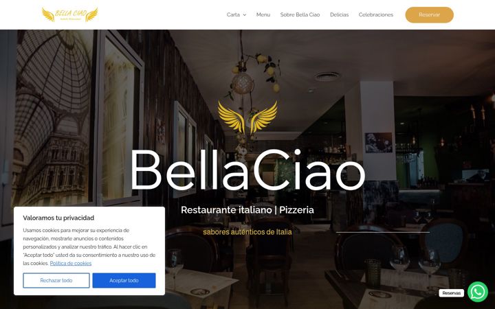 Screenshot of bellaciaobarcelona.com