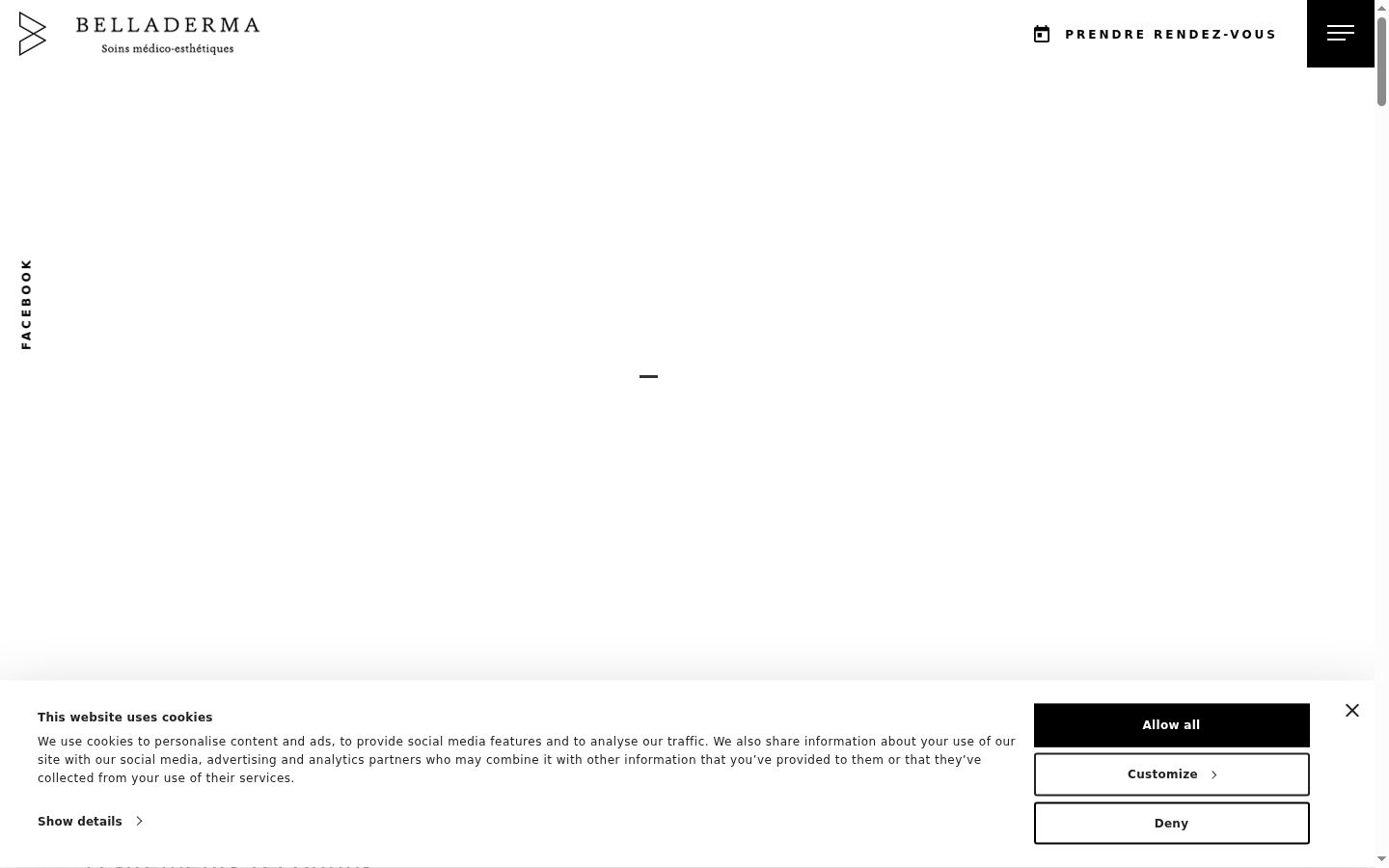 Screenshot des Einwilligungsbanners vor jeglicher Interaktion