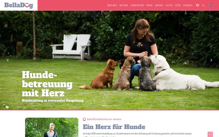 Screenshot of belladog.de