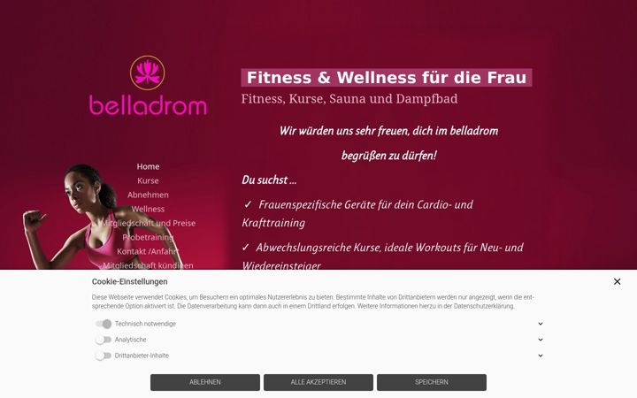 Screenshot of belladrom.net