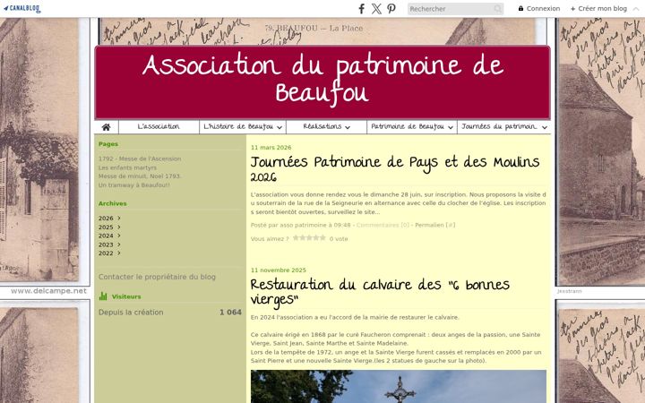 Screenshot of bellafagus.fr