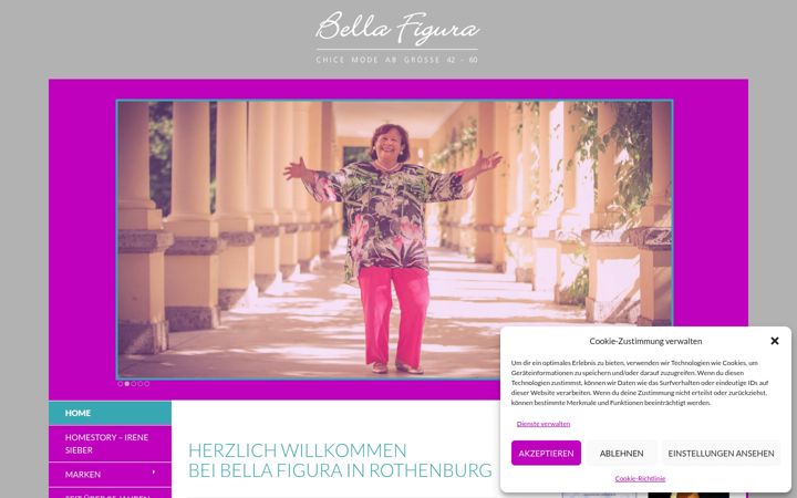 Screenshot of bellafigura.eu