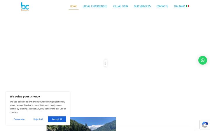 Screenshot of bellagiocharter.com