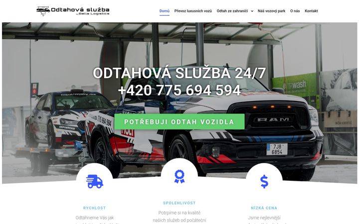 Snimka zaslona za bellalogistics.eu