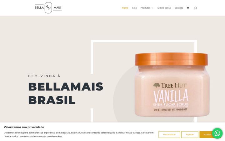 Screenshot of bellamaisbrasil.com.br