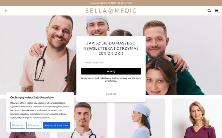 Screenshot of bellamedic.pl