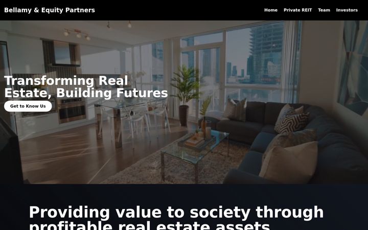 Screenshot of bellamysignature.com