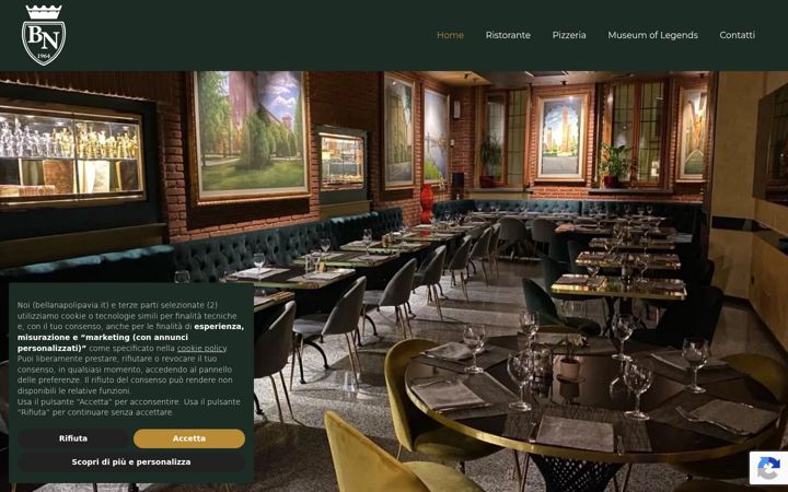 Screenshot of bellanapolipavia.it