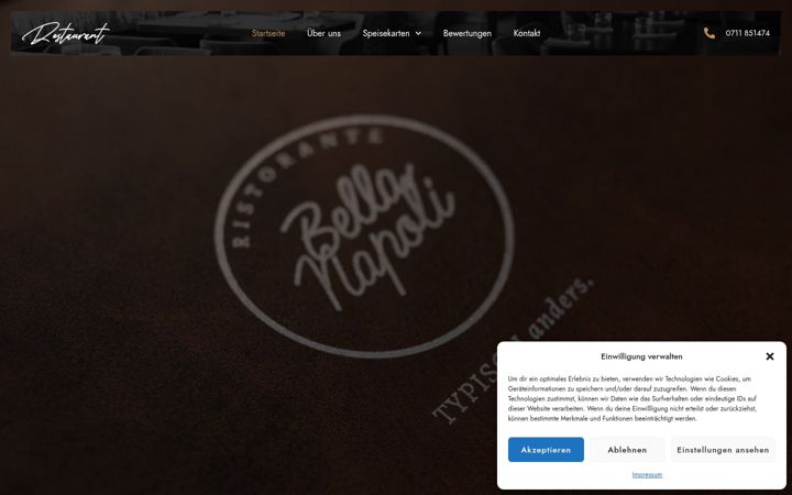 Screenshot of bellanapolistuttgart.de