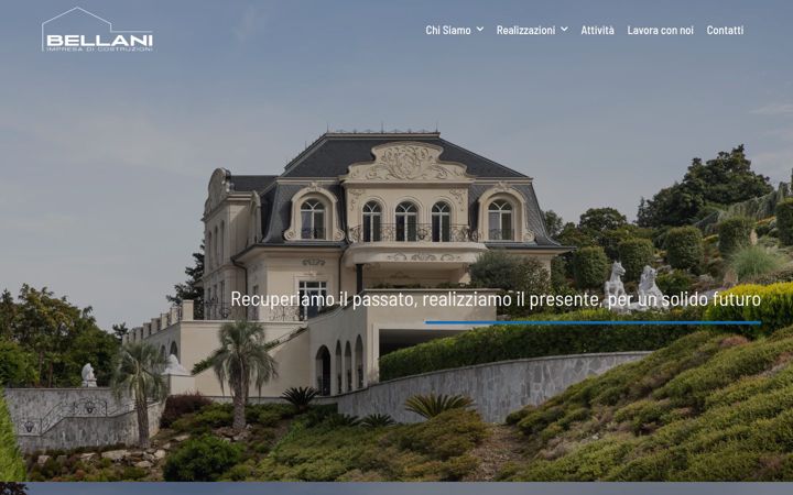 Screenshot of bellanisrl.it