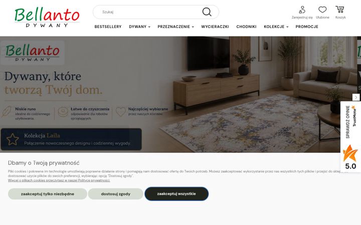Screenshot of bellanto.pl