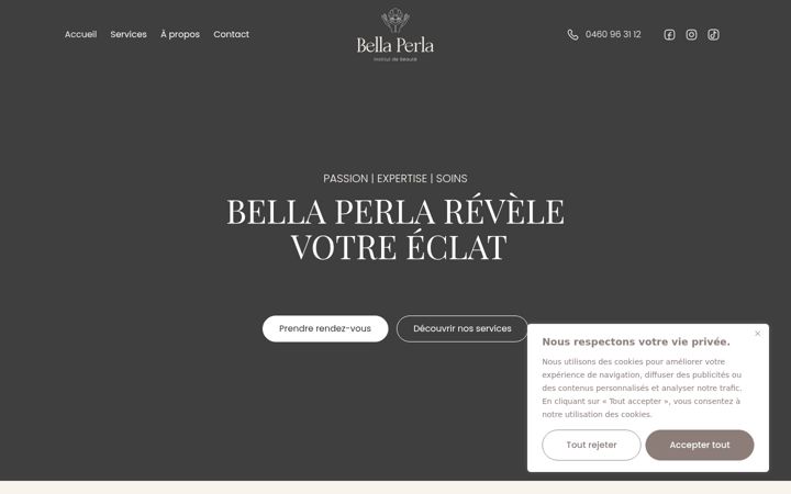Screenshot of bellaperla.be