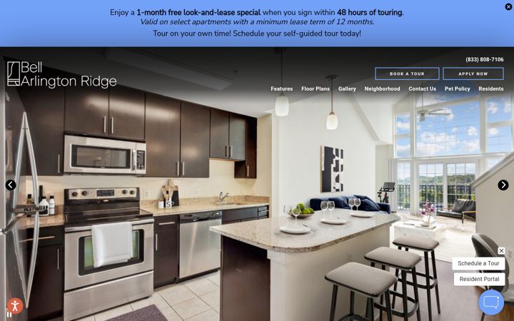 Screenshot of bellarlingtonridge.com