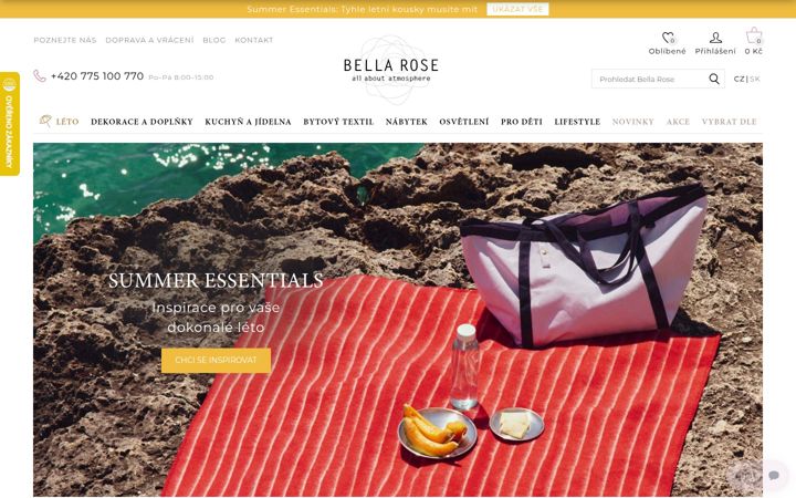Screenshot of bellarose.cz