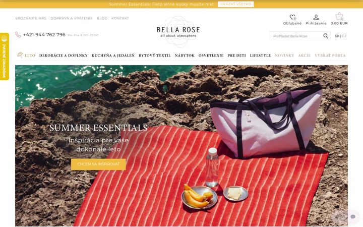 Screenshot of bellarose.sk