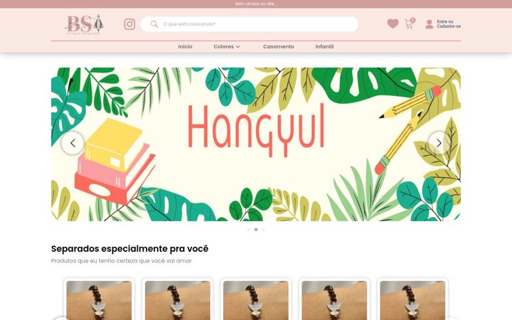 Screenshot of bellasantaoficial.com.br
