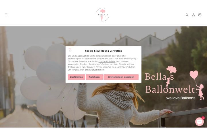Screenshot of bellasballonwelt.de