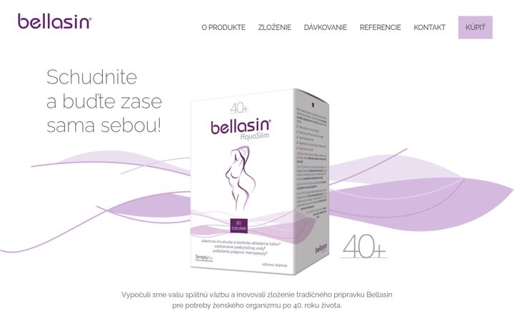 Screenshot of bellasin.sk
