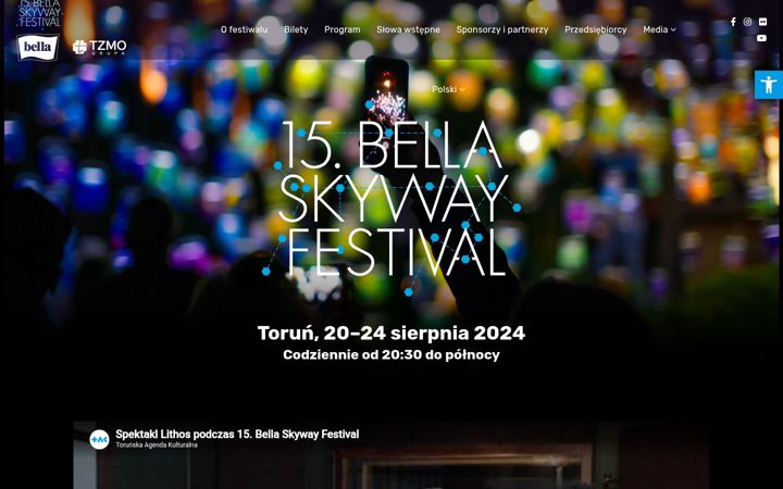 Screenshot of bellaskyway.pl