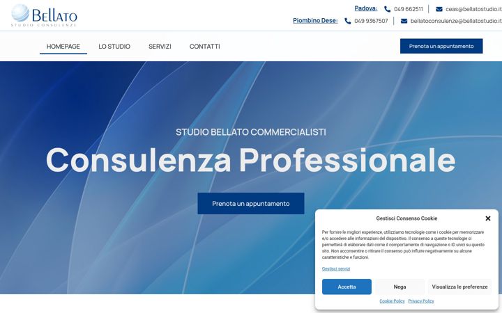 Screenshot of bellatostudio.it