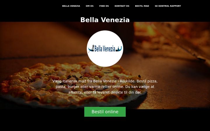 Screenshot of bellavenezia.dk