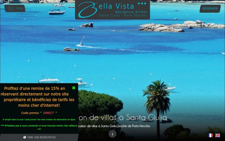 Screenshot of bellavista-residence.com