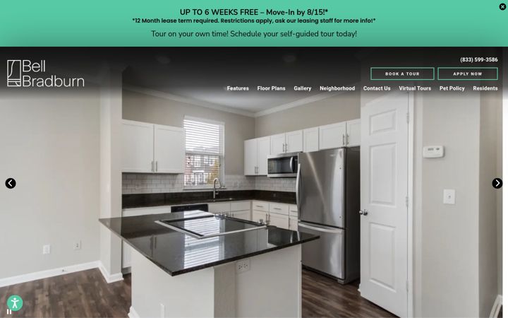 Screenshot of bellbradburn.com