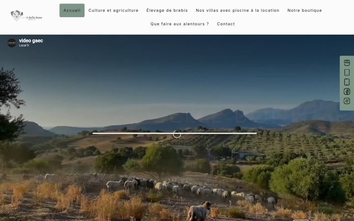Screenshot of belle-bone.fr