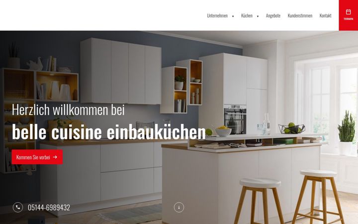 Screenshot of belle-cuisine.de
