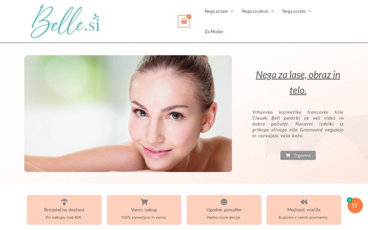 Screenshot of belle.si