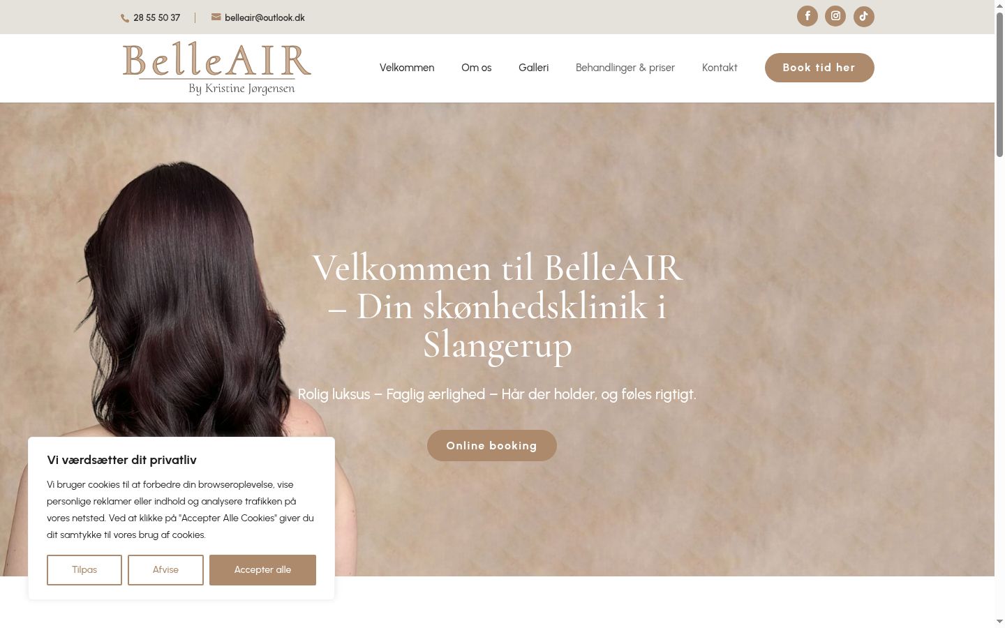 Screenshot tal-banner tal-kunsens muri qabel kwalunkwe interazzjoni