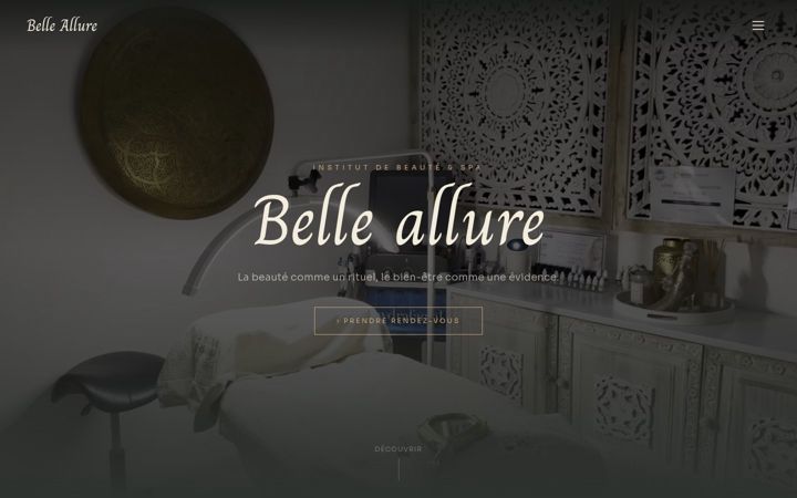 Screenshot of belleallurebykhadija.com