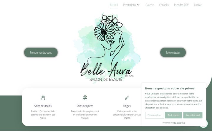 Screenshot of belleaurabyjenn.fr