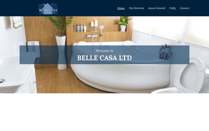 Screenshot of bellecasakent.co.uk