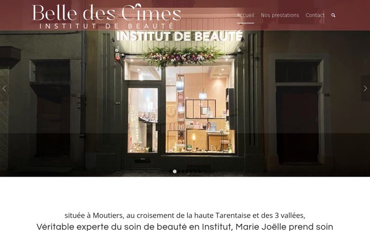 Screenshot of belledescimes-institut.fr