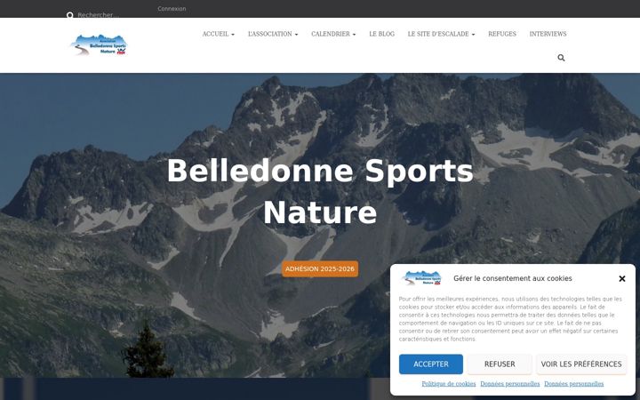 Zrzut ekranu belledonne-sport-nature.fr