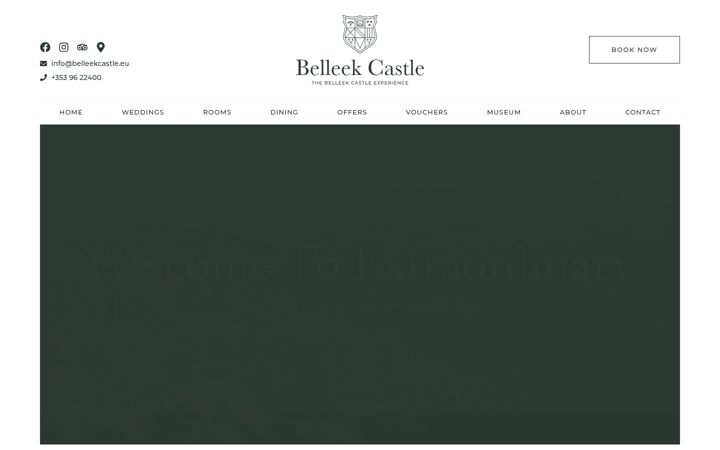 Screenshot of belleekcastle.eu