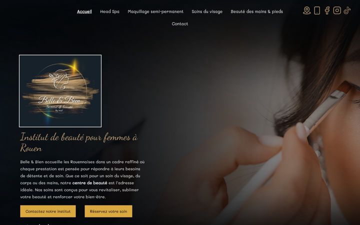 Screenshot of belleetbien76.fr