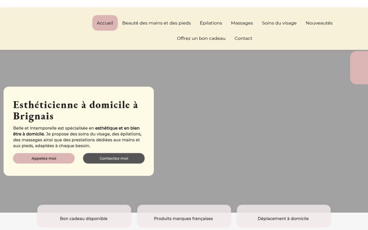 Zrzut ekranu belleetintemporelle.fr