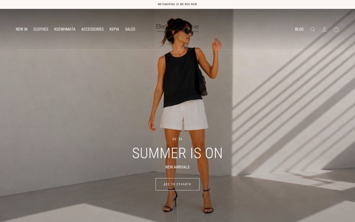 Screenshot of bellefemme.gr