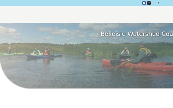 Екранна снимка на belleislewatershed.ca