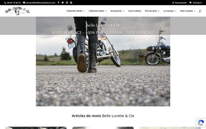 Screenshot of belleluretteetcie.com