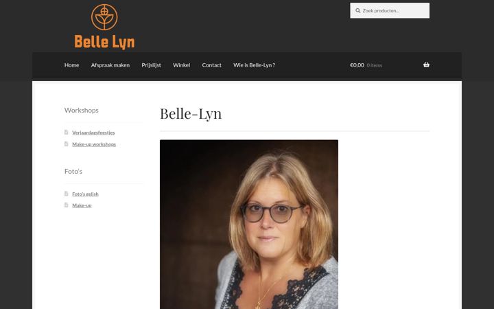 Screenshot of bellelyn.be