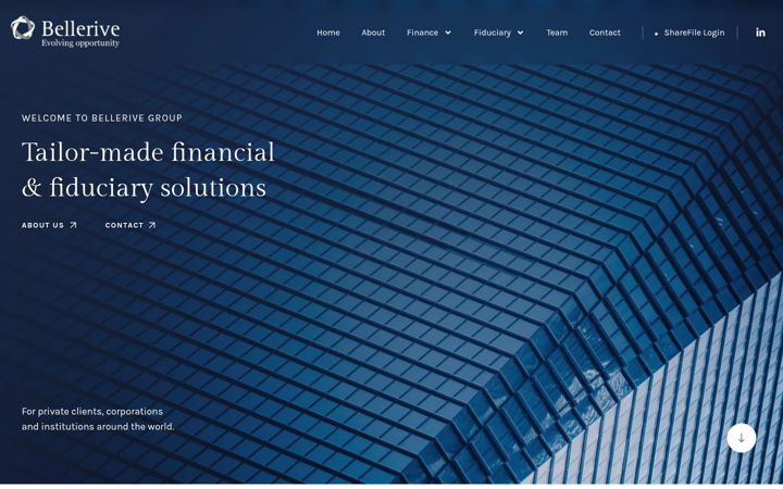 Screenshot of bellerivetrust.com