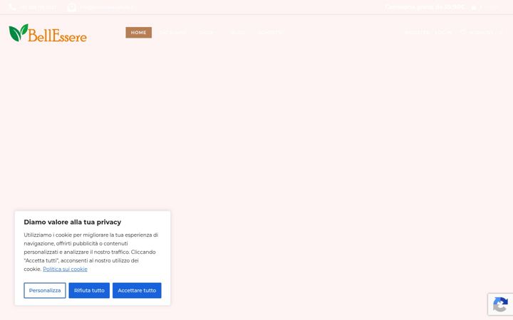 Screenshot of bellessere-salute.it