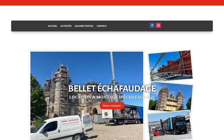 Screenshot of belletechafaudage.fr