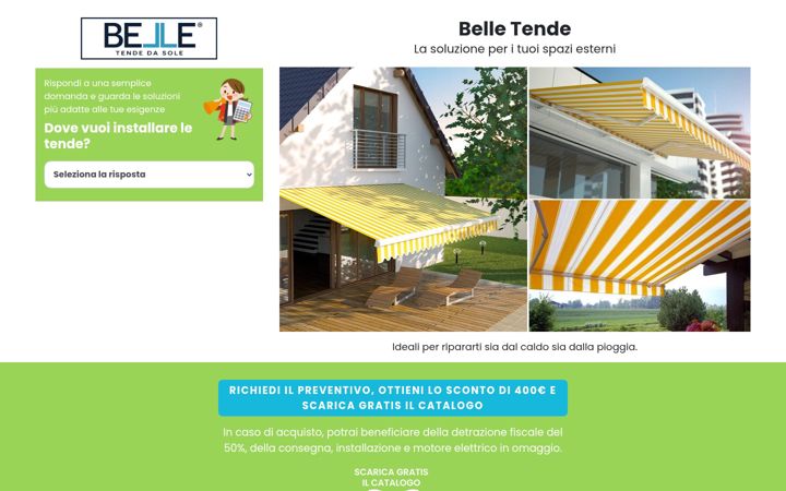 Screenshot of belletende.it