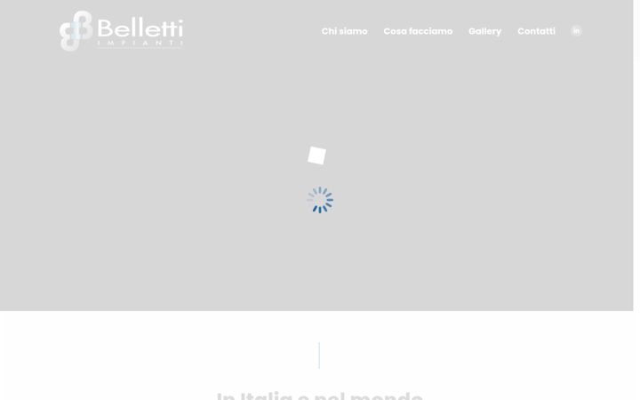 Zrzut ekranu bellettiimpianti.com