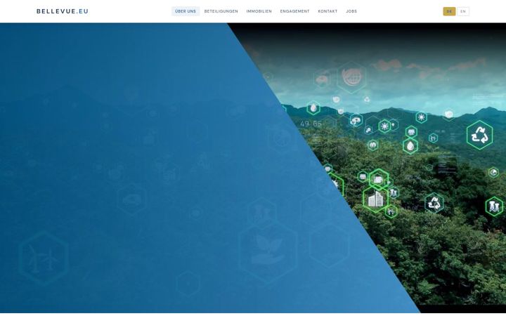 Screenshot of bellevue.eu